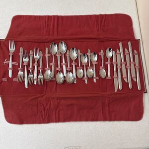 MCM Silco Stainless Steel Flatware 24 Pieces INS125 Fork Spoon Knives